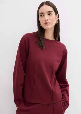 Longsleeve van Punto di Roma, Kleur: esdoornrood