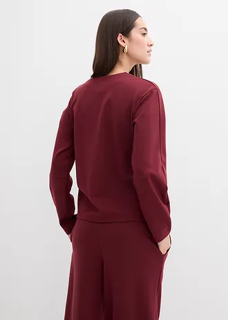 Longsleeve van Punto di Roma, Kleur: esdoornrood