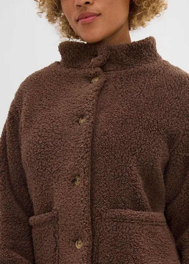 Veste en sherpa • brun argile • product-page.page-title-suffix
