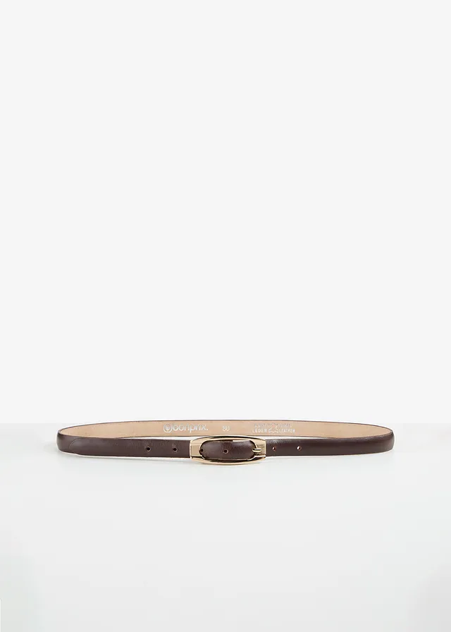 Kožený opasok, úzky