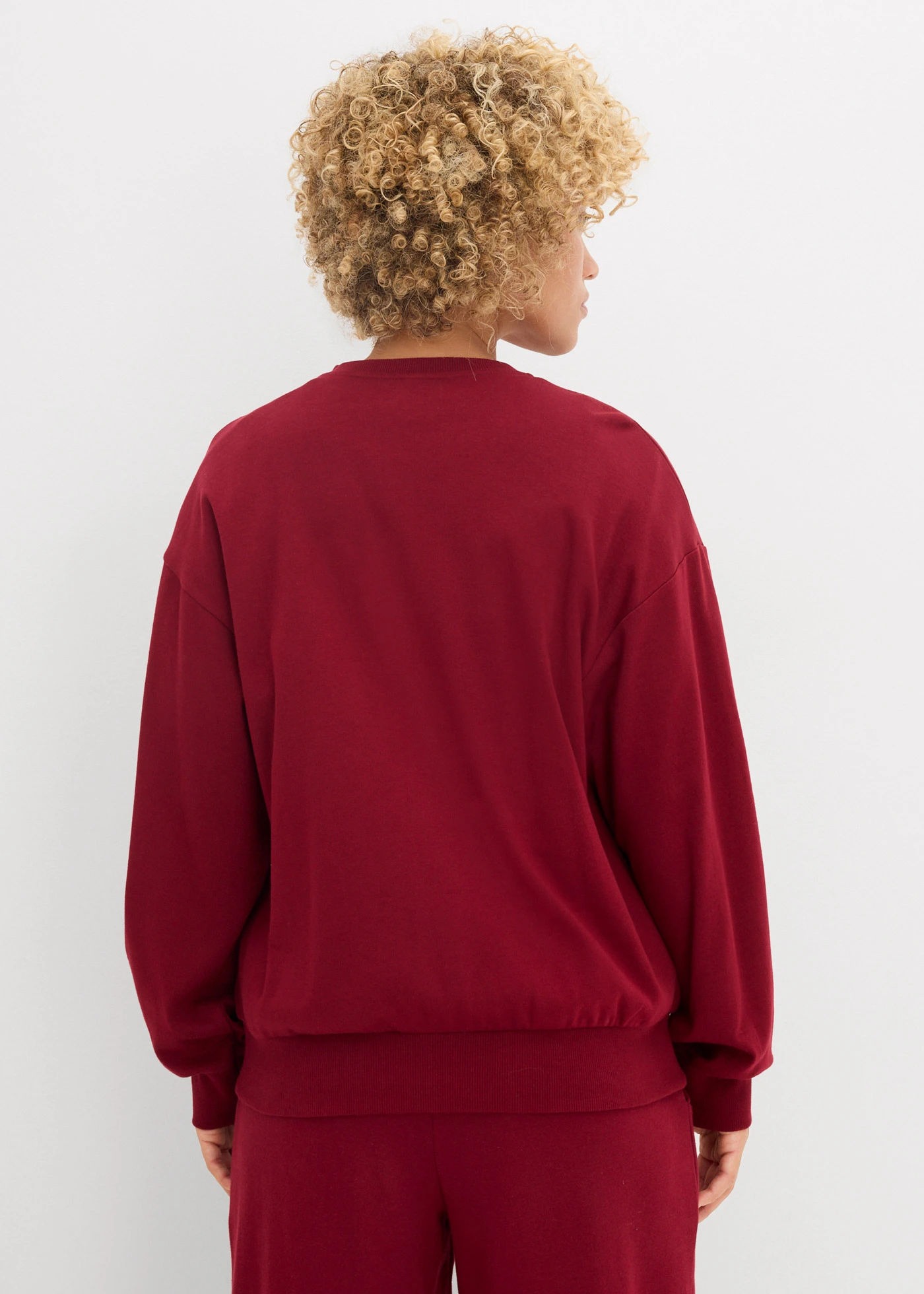 Gilet sweat 100% coton • rouge • Boutique bonprix