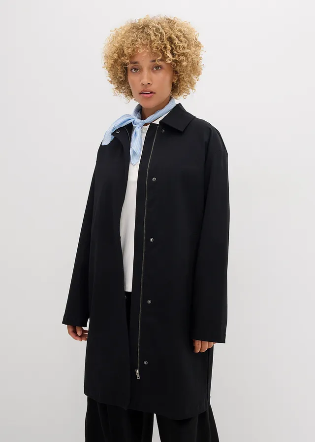 Trench imperméable, Couleur: noir