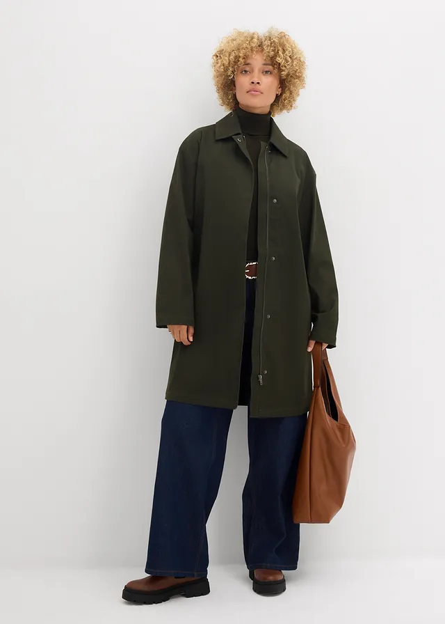 Trench imperméable, Couleur: olive foncé