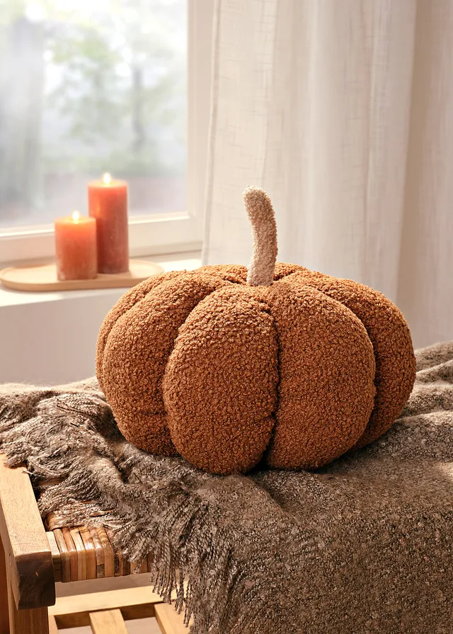 Coussin en forme de citrouille • terre cuite • product-page.page-title-suffix