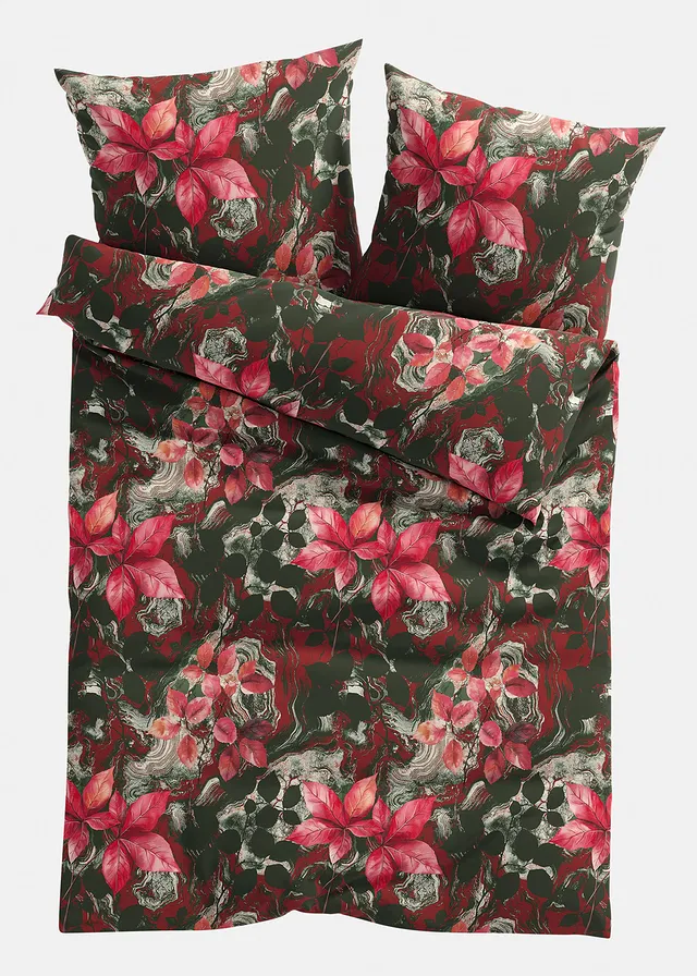 Lenjerie de pat cu model floral