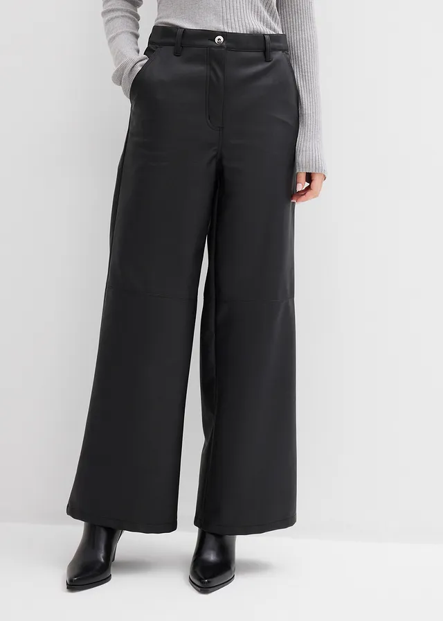 Imitatieleren broek • zwart • product-page.page-title-suffix
