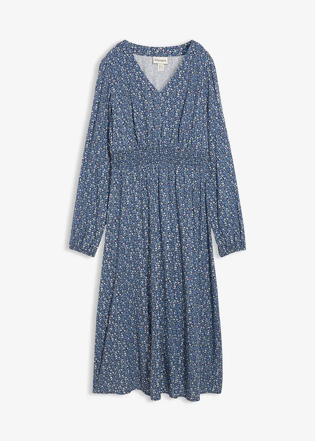 Midi šaty z padavej viskózy