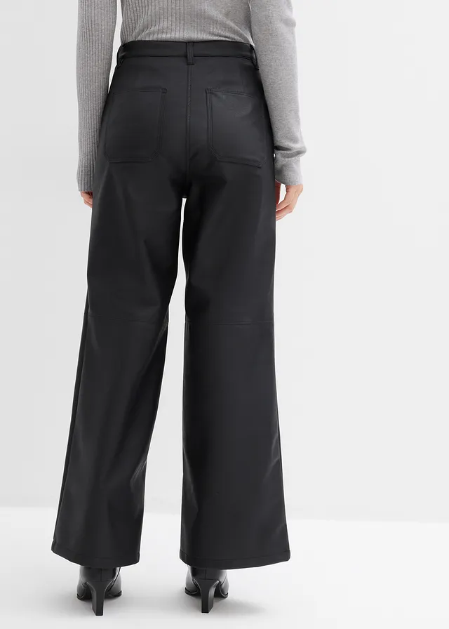Imitatieleren broek • zwart • product-page.page-title-suffix