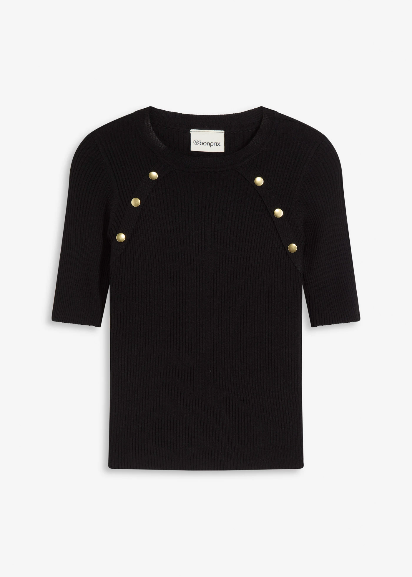 Svetr z jemné pleteniny z měkké viskózové směsi • černá • bonprix obchod