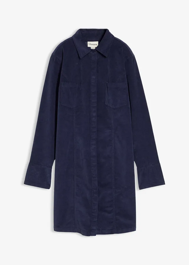 Robe près du corps en velours côtelé