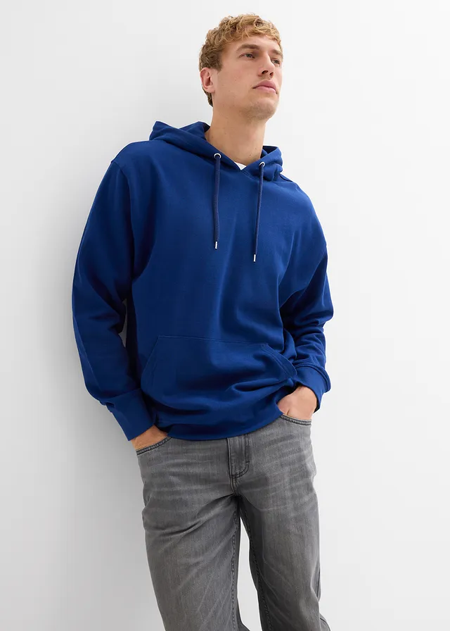 Sweat à capuche ample 100% coton • bleu marine • product-page.page-title-suffix