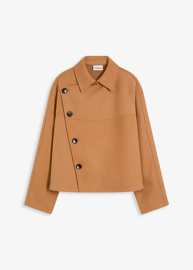 Geacă cu aspect de lână