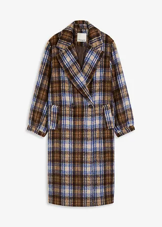 Lange jas met ballonmouwen