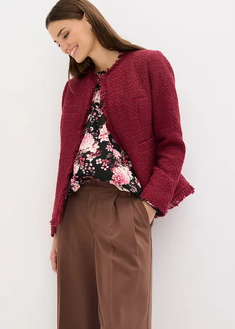 Veste en tweed • rhododendron • Boutique bonprix