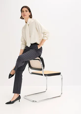 Chemisier en satin avec cravate amovible • beige naturel • Boutique bonprix