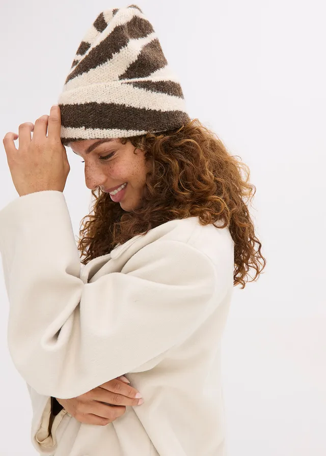 Bonnet • beige-marron zèbre • product-page.page-title-suffix