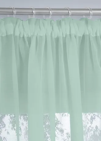 Voilage en fine batiste (1 pce), Couleur: gris clair