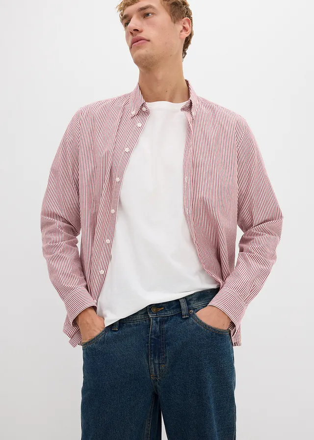 Regular fit jeans, straight • donkerblauw denim • product-page.page-title-suffix