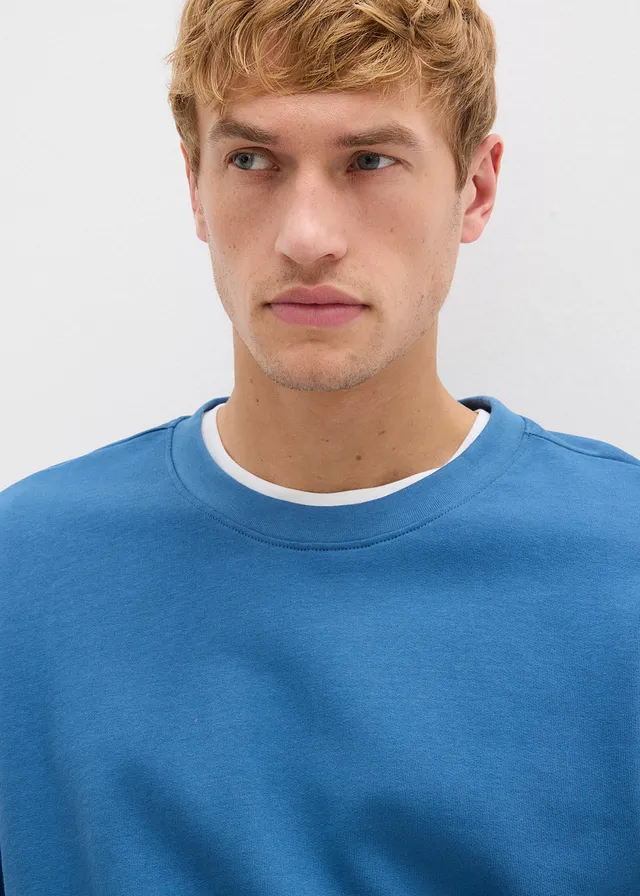 Oversized sweater van biologisch katoen • blauwgroen • product-page.page-title-suffix