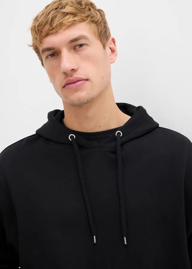 Hoodie van biologisch katoen, loose fit • zwart • product-page.page-title-suffix