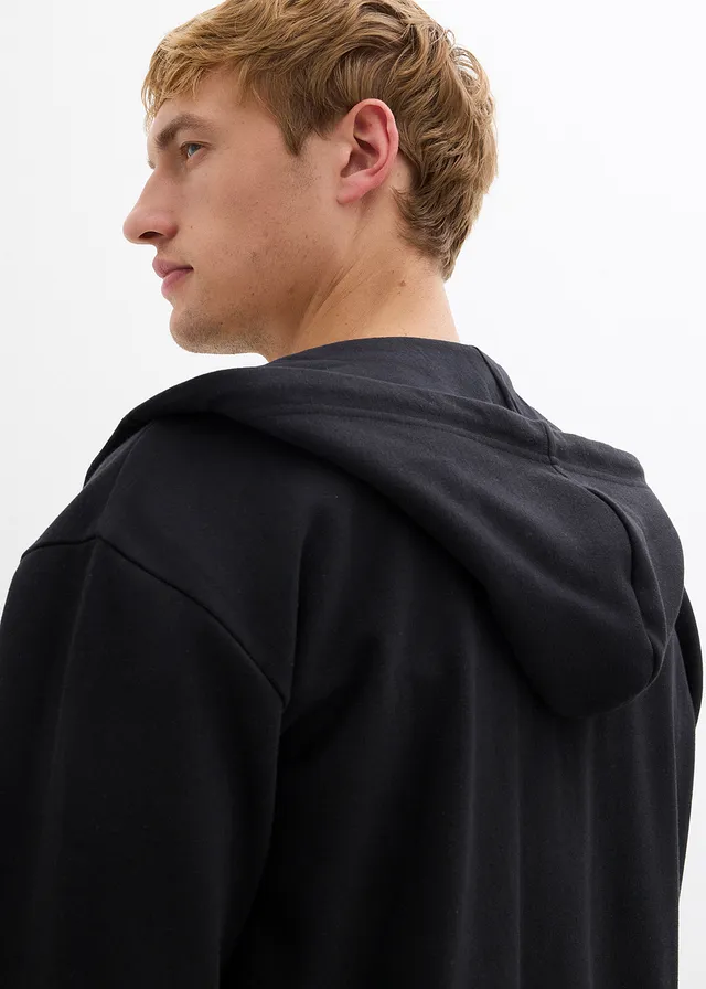 Sweat zippé ample à capuche • noir • product-page.page-title-suffix