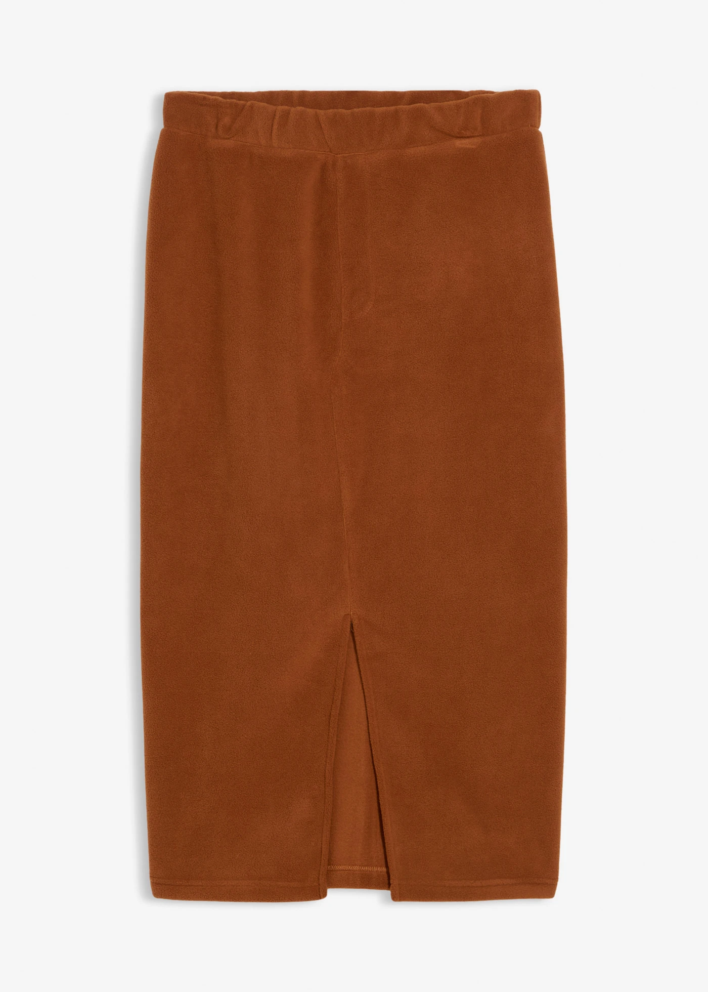 Midi sukně z flísu Polar • cihlově hnědá • bonprix obchod