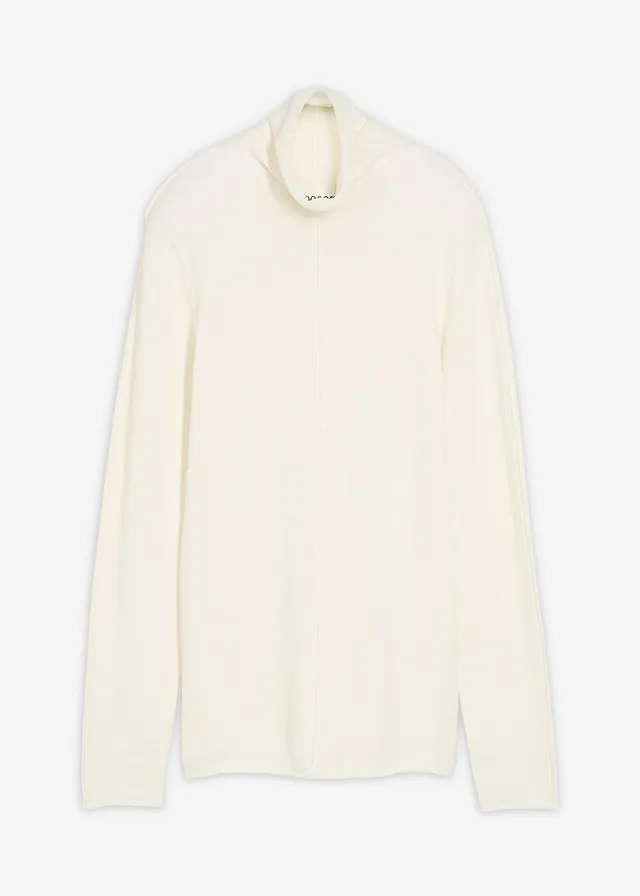 Pulover cu guler rulat din material moale cu cașmir