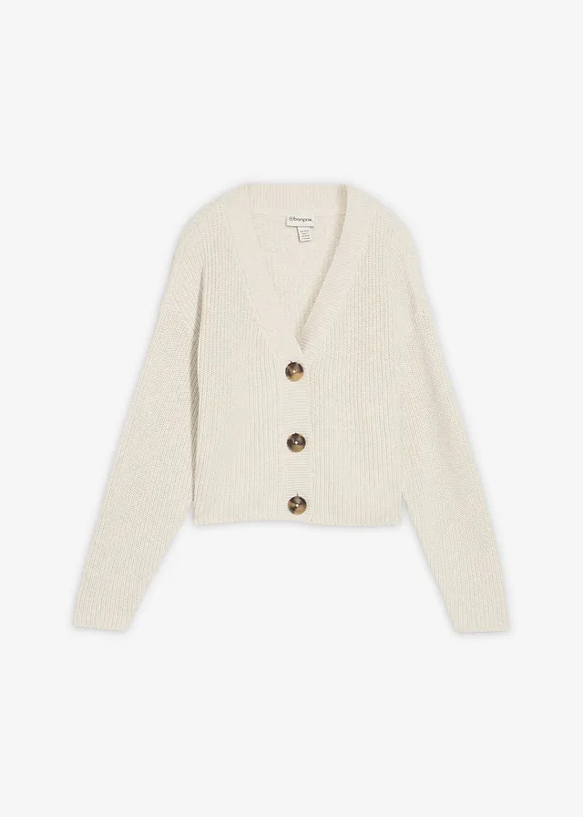 Gilet en grosse maille 100% coton