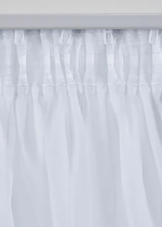 Voilage en fine batiste (1 pce), Couleur: blanc