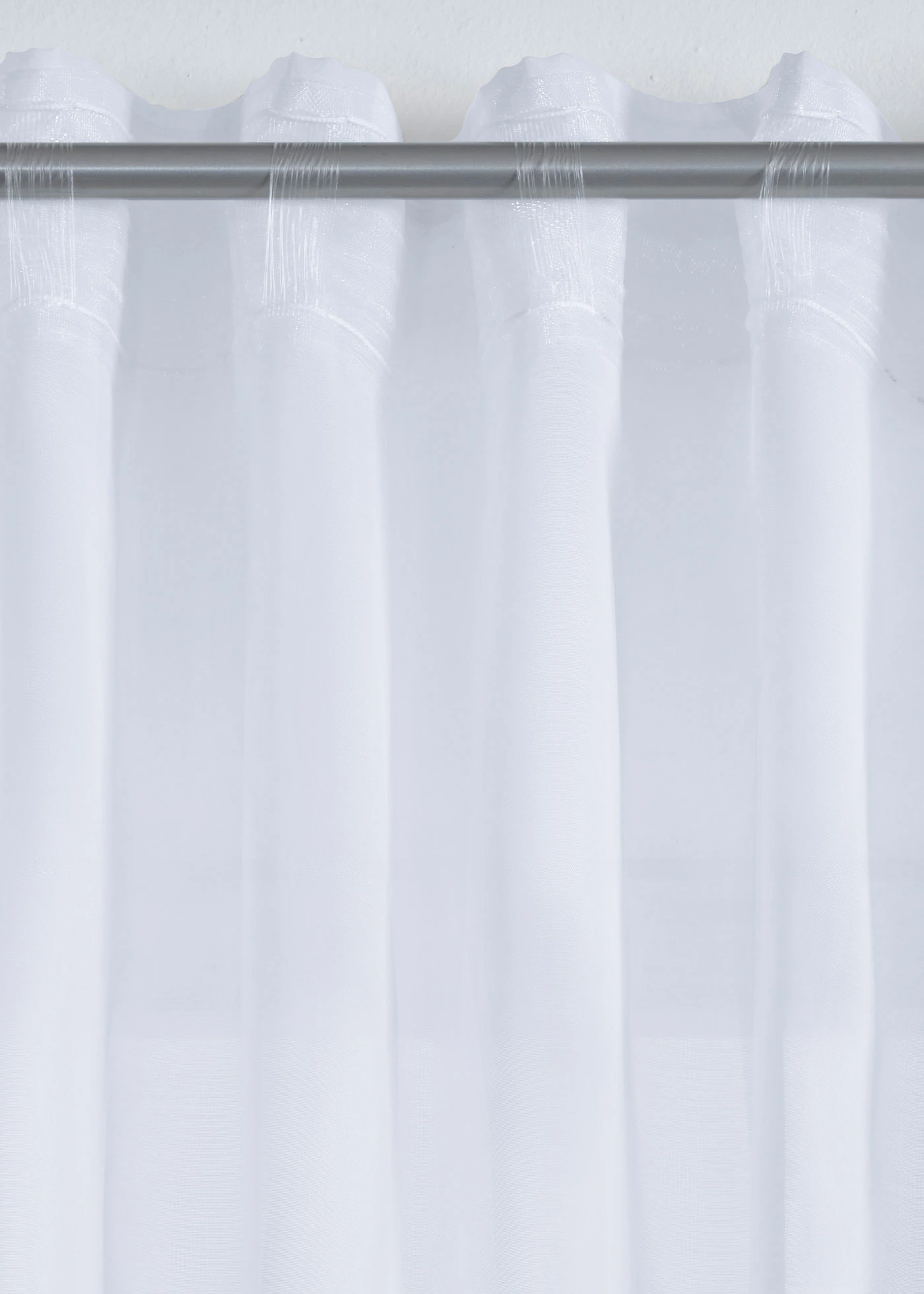 Záclona s jemnou batistovou štruktúrou (1 ks v balení) • biela • obchod bonprix
