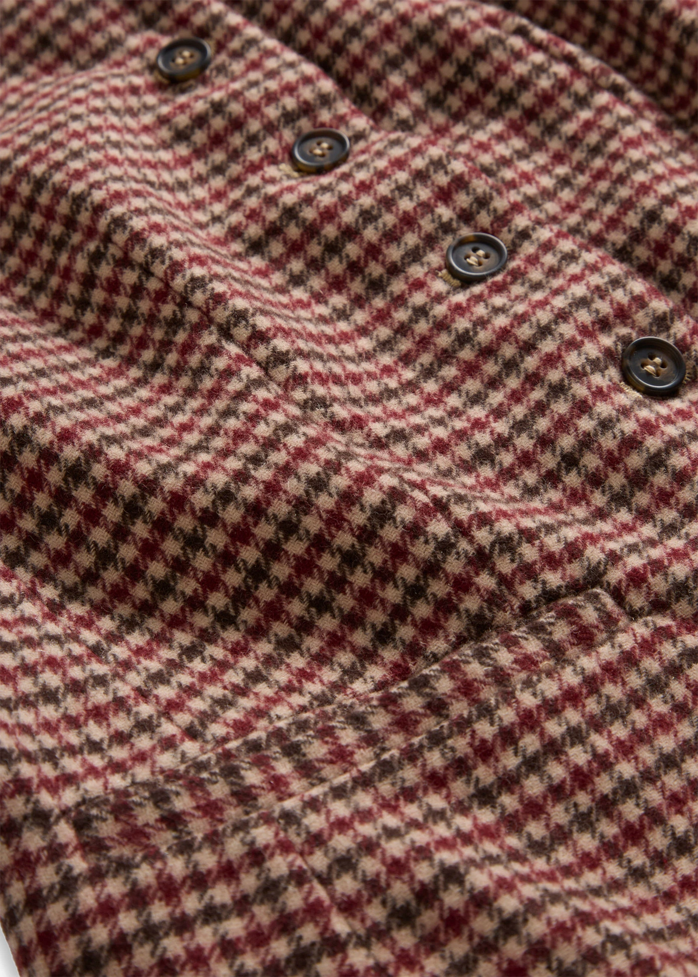 Vesta s podílem vlny • matně velbloudí-tmavě modrá kostkovaná • bonprix obchod