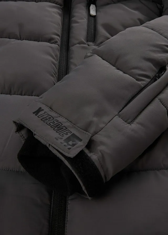 Warm gevoerde winterjas met capuchon • leisteengrijs • product-page.page-title-suffix