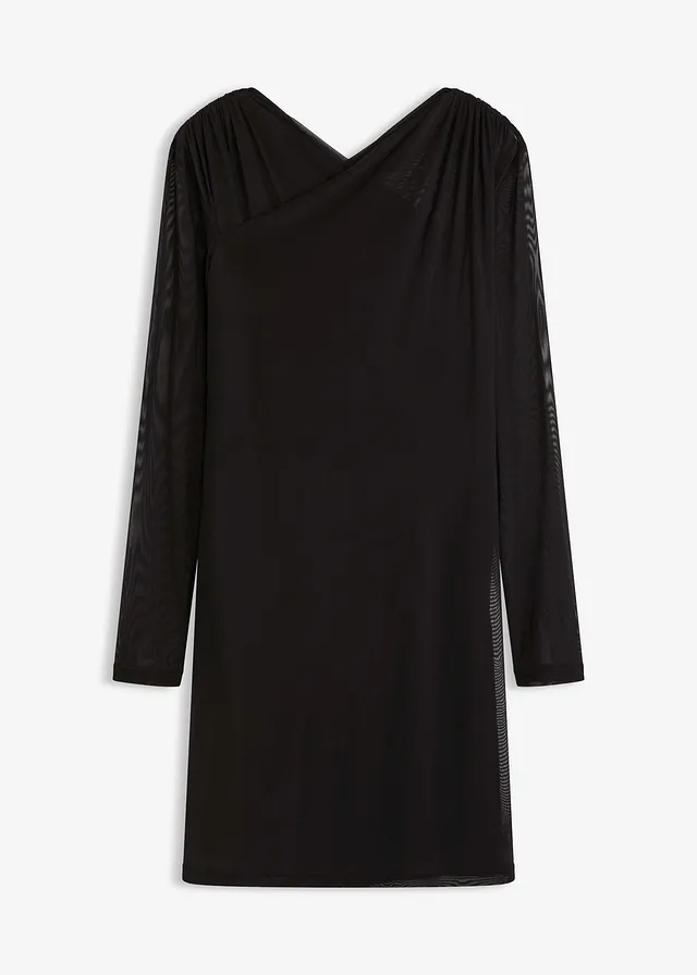 Rochie din jerse din mesh