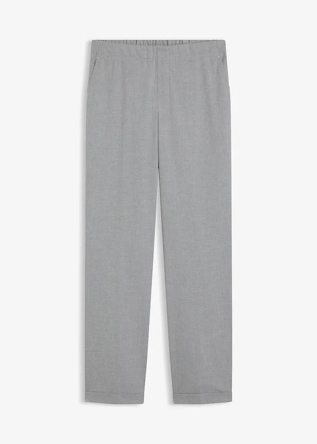 Pantaloni fără încheiere cu manșetă întoarsă