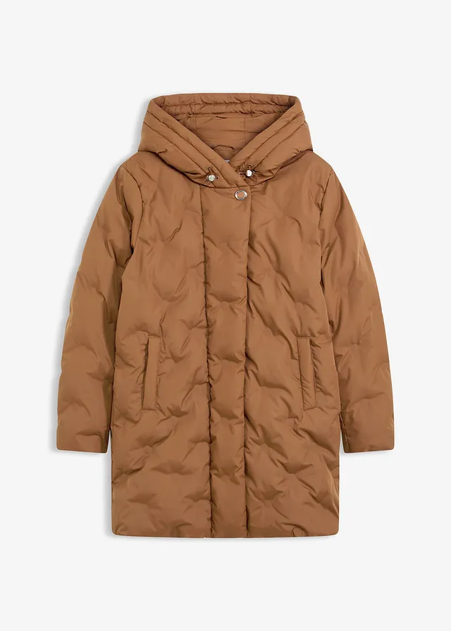 Gewatteerde jas in 2-in-1-look • pimentbruin • bonprix online shop