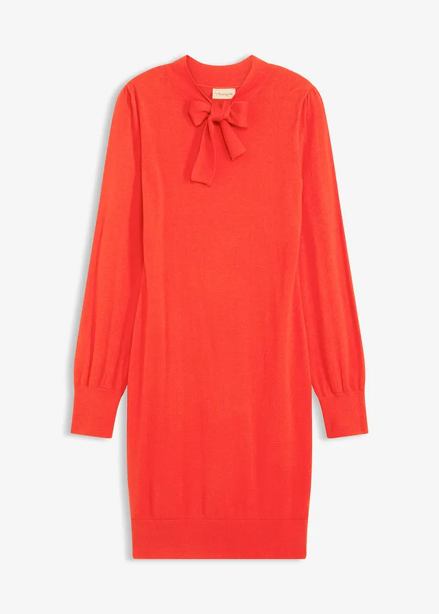 Pletené šaty z padavého viskózového mixu