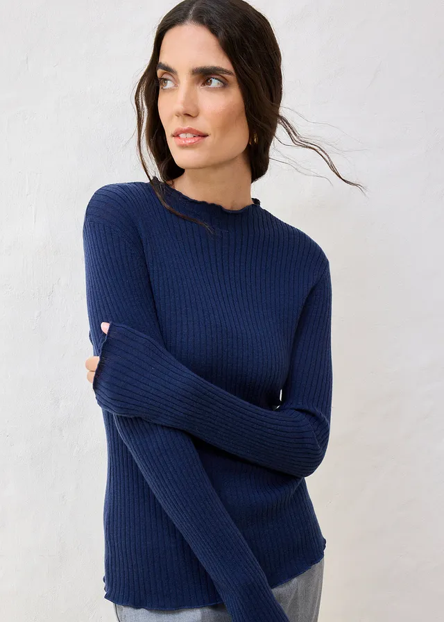 Trui van heel fijne merinowol • donkerblauw • product-page.page-title-suffix