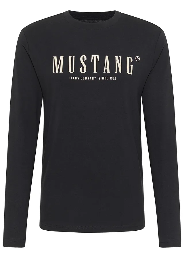 Bluză Mustang Asheville cu mâneci lungi din bumbac 100%