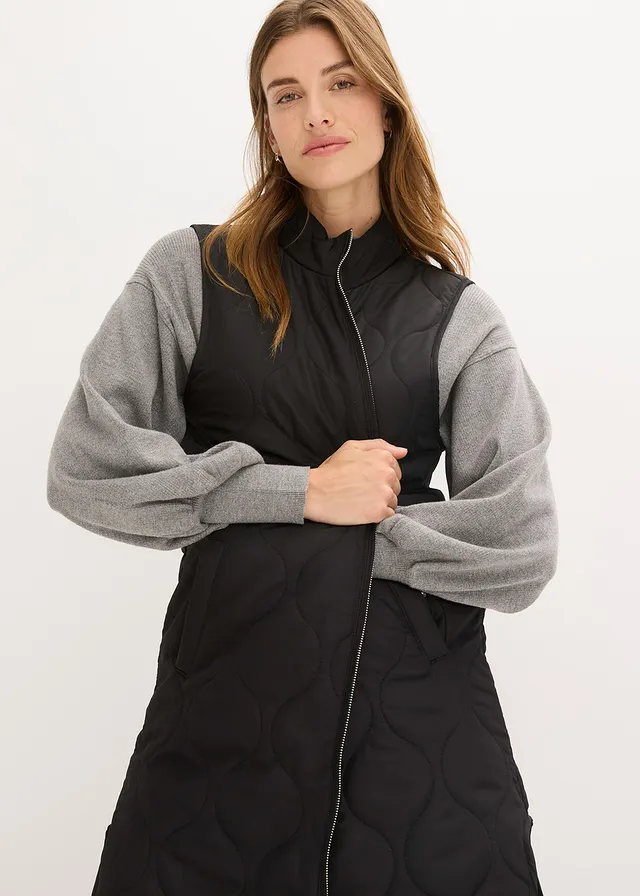 Gilet matelassé sans manches, ultra-léger • noir • product-page.page-title-suffix