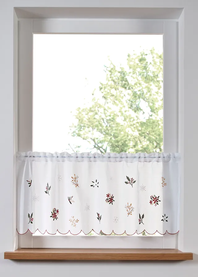 Valletje met winterse borduursels • wit-meerkleurig • bonprix online shop