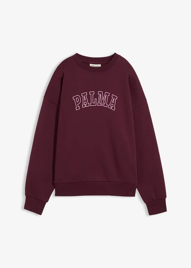 Sweat oversize en coton mélangé