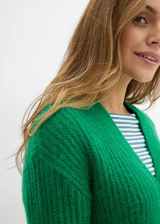 Vest met wol • edelsteengroen • bonprix online shop