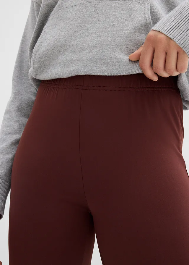 Legging chaud à taille élastiquée • café • product-page.page-title-suffix
