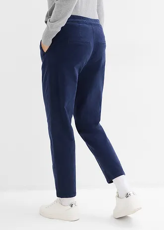 Corduroy broek van biologisch katoen, Kleur: donkerblauw