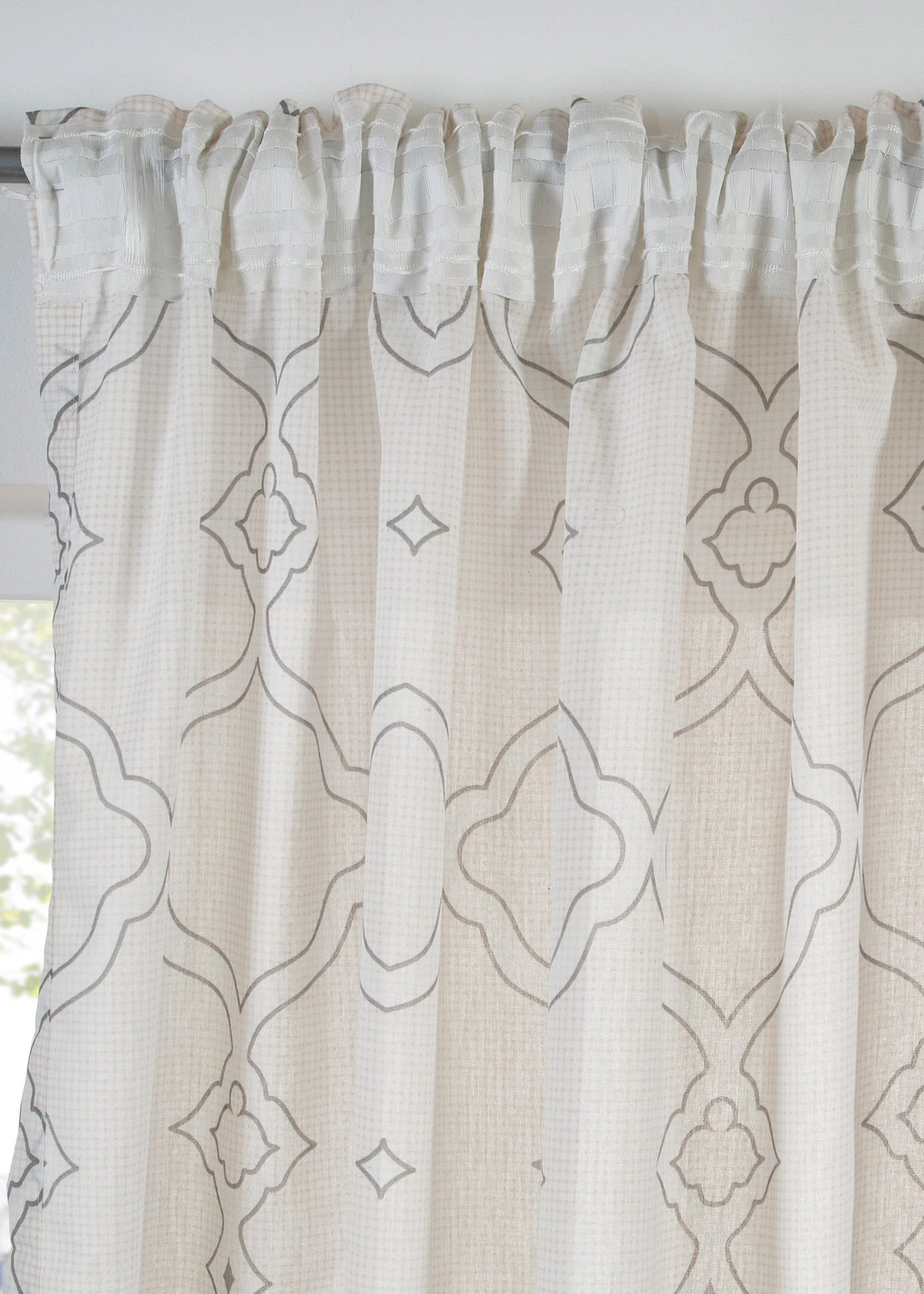 Függöny újrahasznosított poliészterből (1 db) • szürke • bonprix áruház