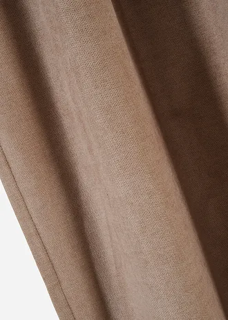 Rideau thermique avec verso en polaire noire (1 pce) • beige • Boutique bonprix