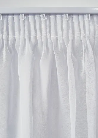 Gordijn met glanseffect (1 stuk) • wit-goudkleur • bonprix online shop