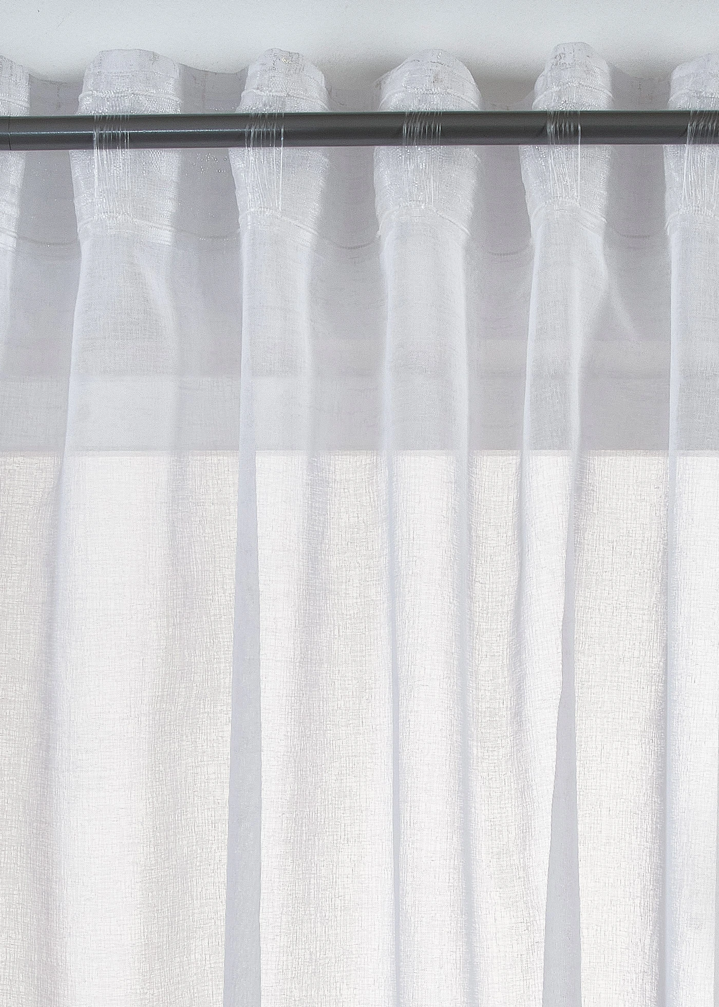 Gordijn met glanseffect (1 stuk) • wit-goudkleur • bonprix online shop