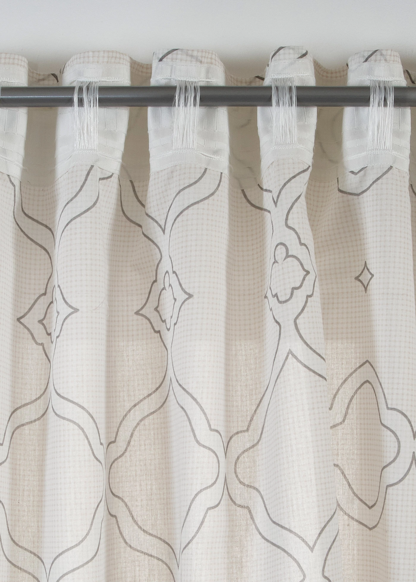 Függöny újrahasznosított poliészterből (1 db) • szürke • bonprix áruház