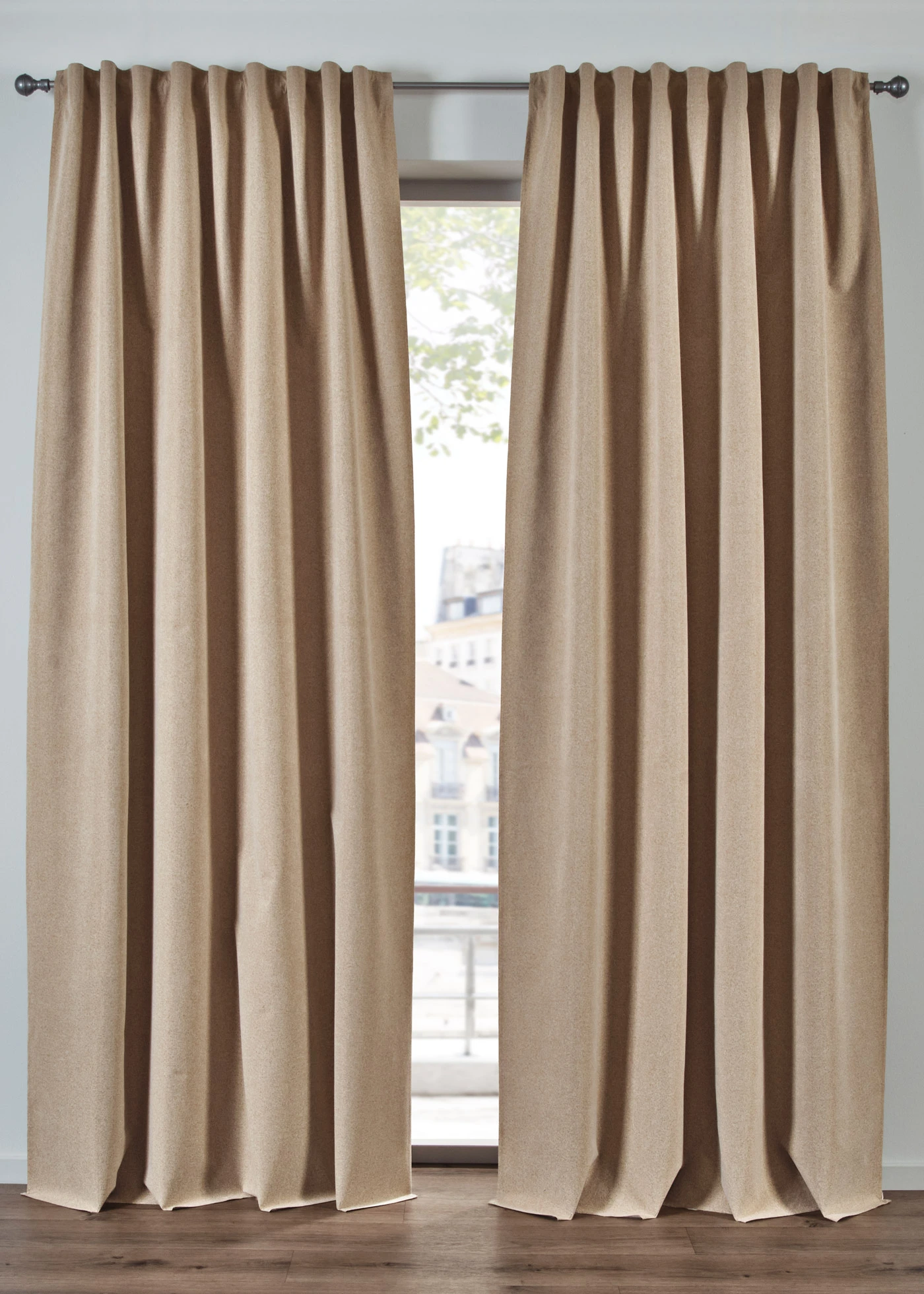 Zatemňovací závěs s povrstvenou zadní stranou, také v extra délce (1 ks v balení) • béžová • bonprix obchod